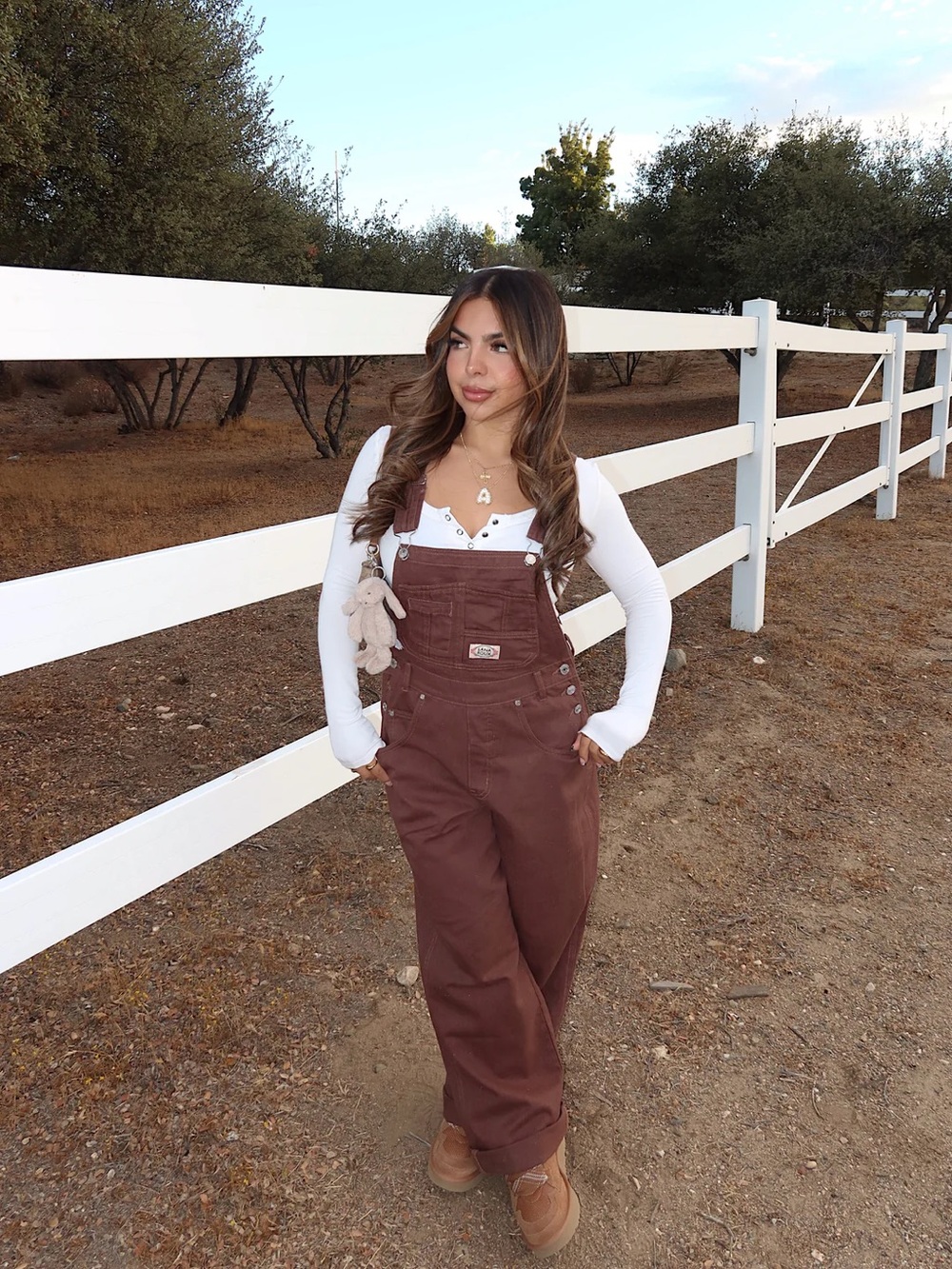 NWT Chocolate Brown Denim Overalls with Adjustable Straps